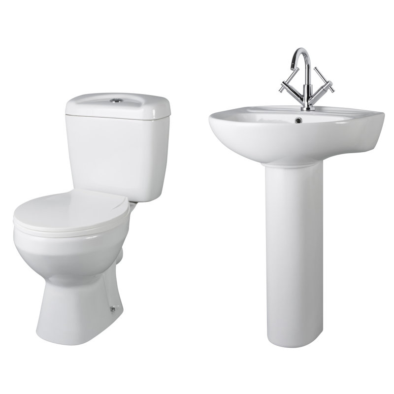 Feathers Toilet & Basin Suite