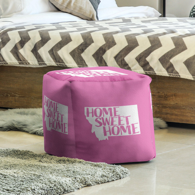 Repose-pieds à cubes montana the home, Rose