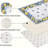 Lemon Tile Border, 2 Pcs Non Slip Kitchen Mats