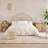 Boho Fluted Wood Nightstand Or End Table-1680951239