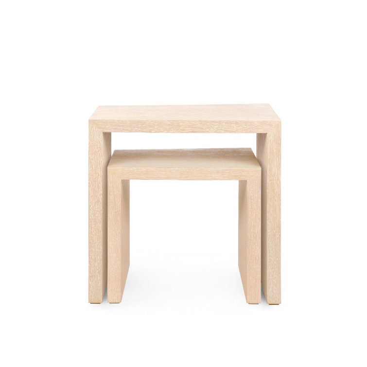 Lucy Solid Wood Nesting End Table