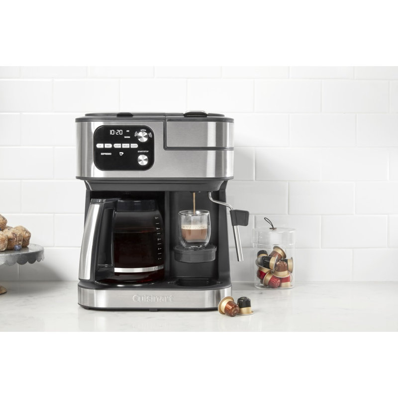 COFFEE CENTER BARISTA BAR 4-IN-1 COFFEEMAKER, Thermal, Silver Thermal, 10 cups