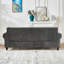 Canapé Chesterfield à accoudoirs roulés avec tête de clou 85,62 po Gillianne-403810518