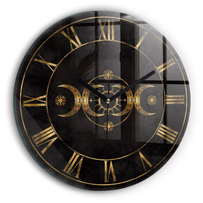 Glass Wall Clock