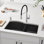 Évier de cuisine encastré à double cuve 60/40 Diamond SILGRANIT - Anthracite