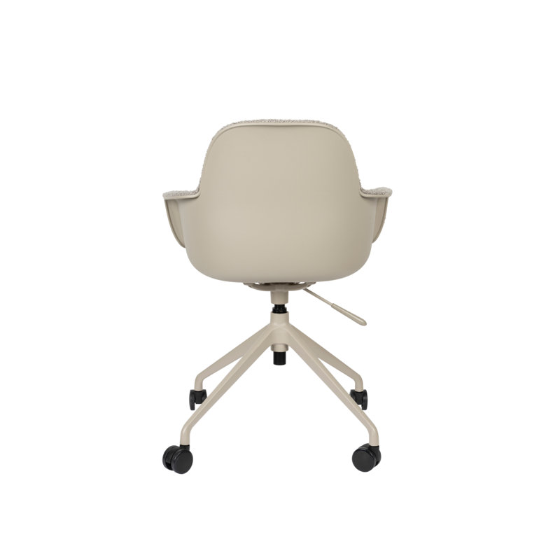 Albert Swivel Task Chair, Brown, Taupe