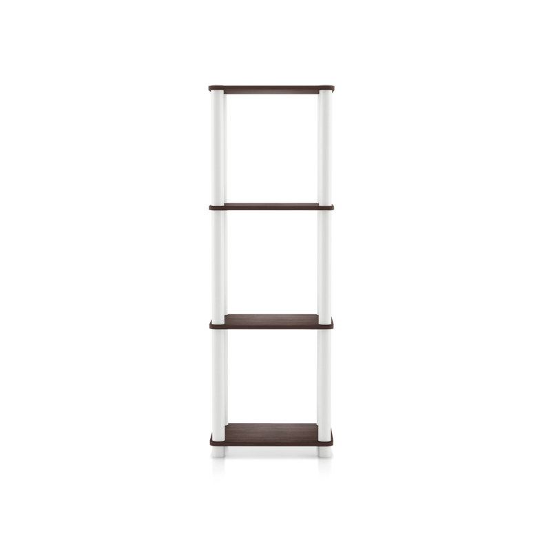 Terzenbach Narrow Storage Shelving, (4 Shelves) 44.17"H x 14.86"W x 11.81"D, Espresso