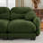 Compression Cozy Chenille Sectionals, Modern Pleated L Shape Home Sofa