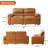Latitude Run® 2/3 Seater Modern Modular Sofas Oversized Couch,  PU Faux Leather Sofa with Extra Deep Seats Wide Arm Comfy Upholstery For Living Room, and Office, Easy Assembly-1973682794