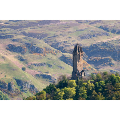 Wallace Monument, Stirling by BMPix - Wrapped Canvas Print
