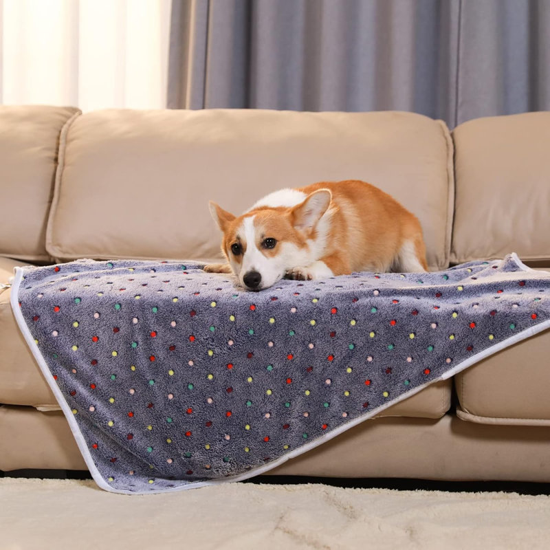 Pet Blanket, Gray, 23" x 16"