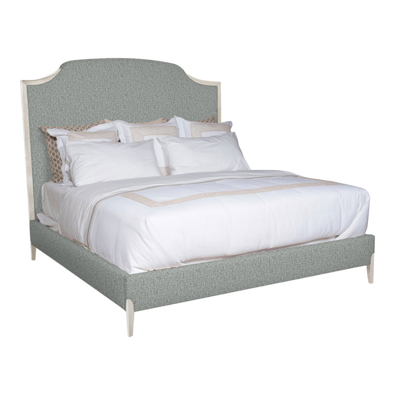 Lillet Solid Wood Bed, Nadia Linen, No, Casa Blanca