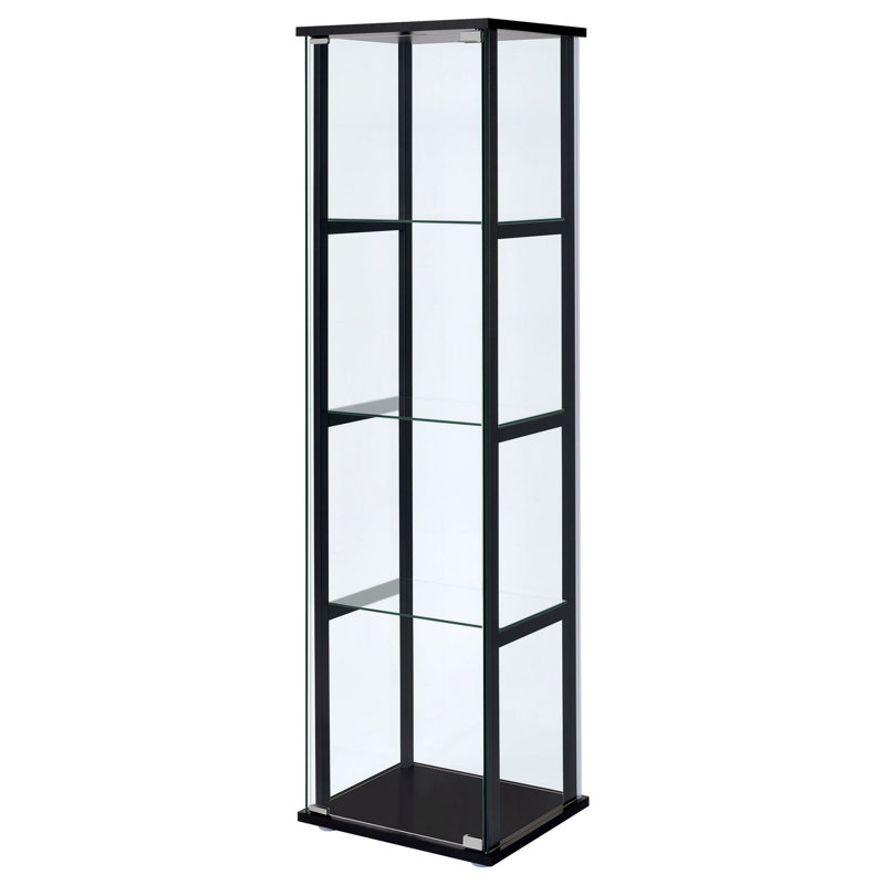 Misa 16.75 " W Glass Curio Cabinet