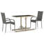 Ensemble bistro rectangulaire pour 2 personnes-908037038-908002173