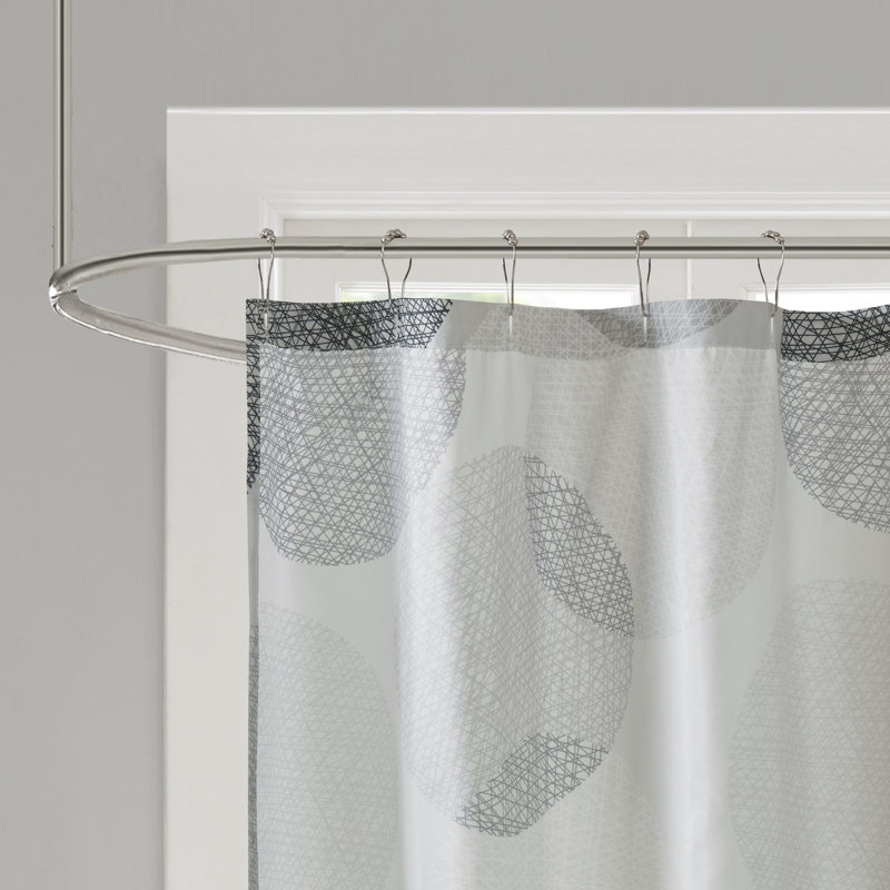 Hartill Geometric Single Shower Curtain