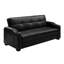 3 Seater Faux Leather Sleeper-11273904