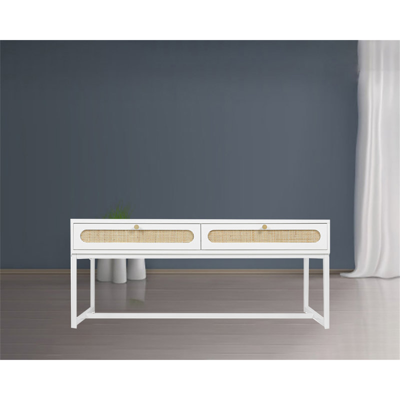 Table basse à tréteaux avec rangement Lefever