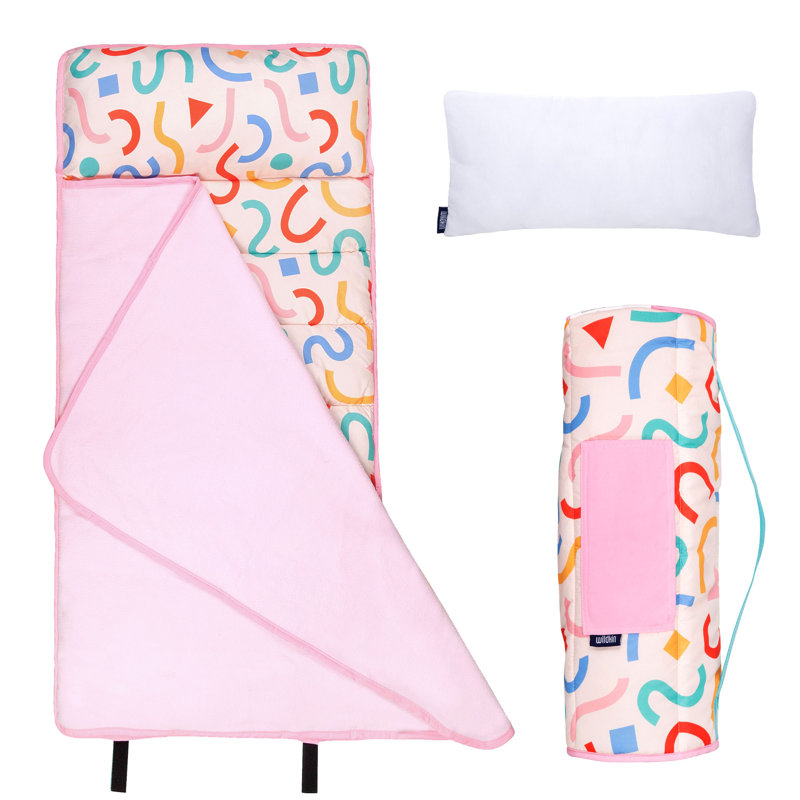 Tapis de sieste pour tout-petits Wildkin, Confetti pêche