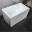 Baignoire de trempage autoportante en acrylique Flatbottom
