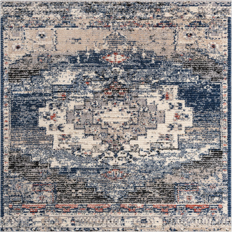 Tucson Geometric Indoor Rug, Square 8'