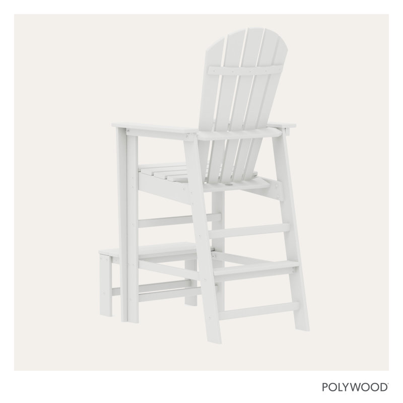 Chaise de sauveteur POLYWOOD South Beach, Blanc