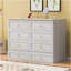 Lit escamotable double avec grands tiroirs, blanc-702830925-702830926