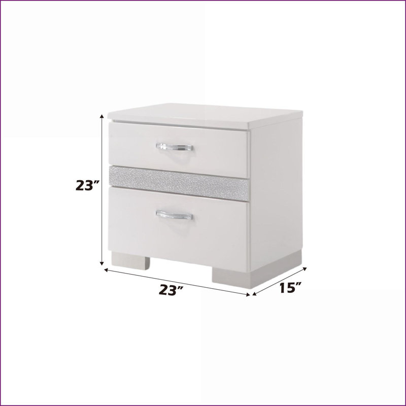 Table de chevet 3 tiroirs Naima II