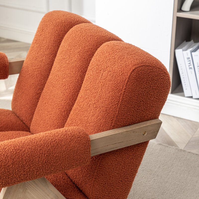 Fauteuil Chenice, Polyester orange