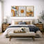 "Mid Western Modern Boho" Western Orange Brown Sun-73721075-73721076