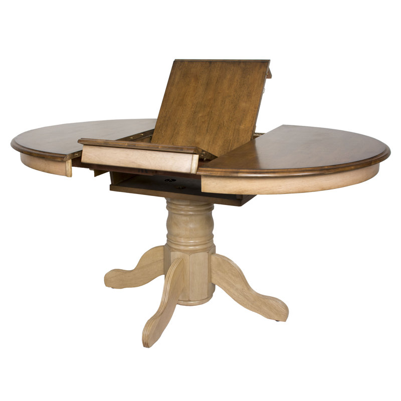 Huerfano Valley Solid Wood Top Pedestal Dining Set