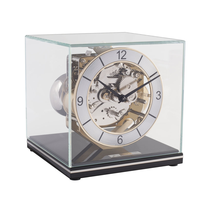 Clarke Mechanical Clock, Black