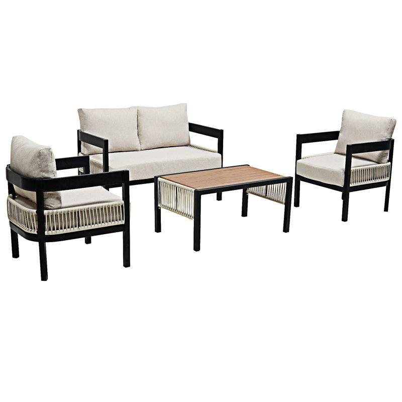 Multi-person Outdoor Sofa Set, Beige