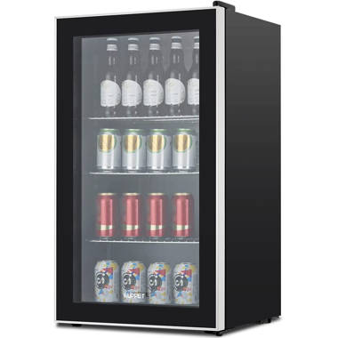 Glass Door Mini Cooler Fridge for Beer and Beverage