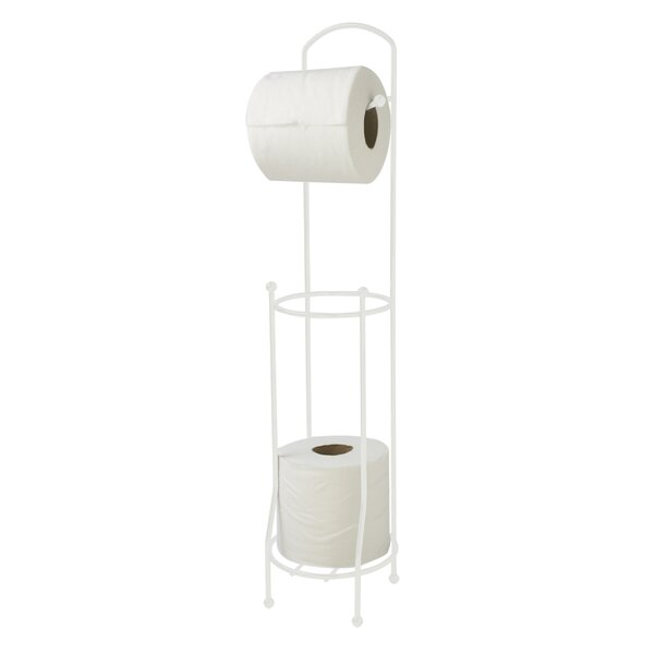 Home Basics Free-Standing Vinyl Coated Steel Dispensing Toilet