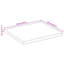  Plateau de table en bois d'acacia massif naturel 23,6 x 23,6 po