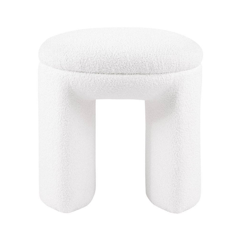 Tabouret Arun, Blanc