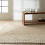 Tapis ivoire en laine crocheté / crocheté Trussville-49936479
