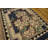 Small Scatter Size American Hooked Antique Wool 1920s Rug