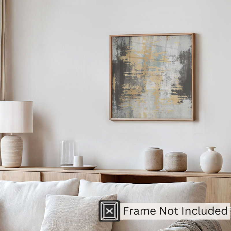 «Abstract Elemental Flow», reproduction d'art non encadrée, H 28 po x l 28 po