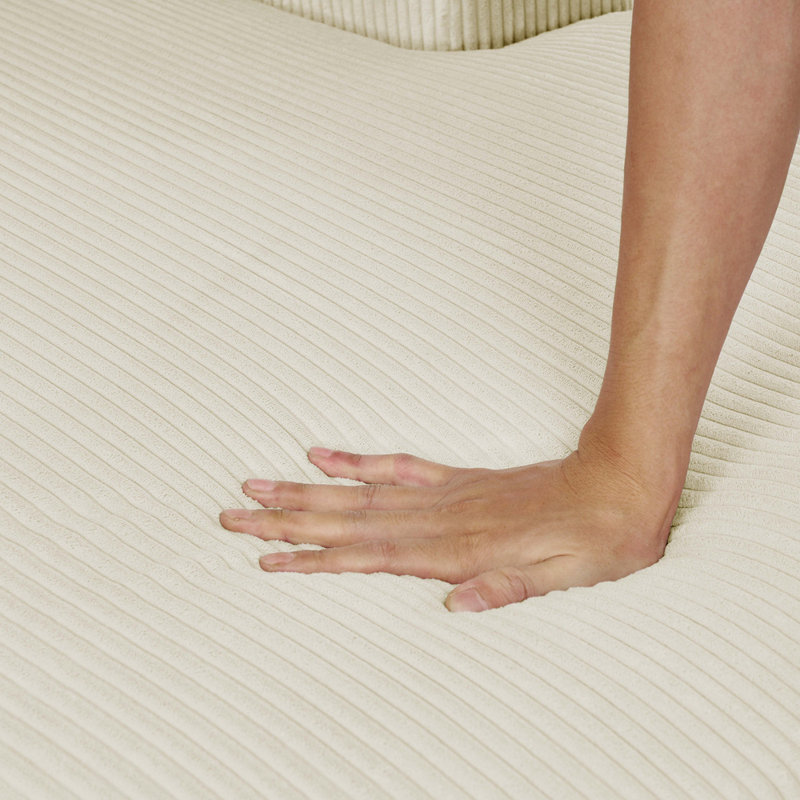 Canapé modulaire Corduroy, Crème, crème
