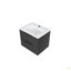 Meuble-lavabo 24 po avec lavabo en céramique - Meuble-lavabo mural flottant cannelé avec tiroirs-126528498-126528496