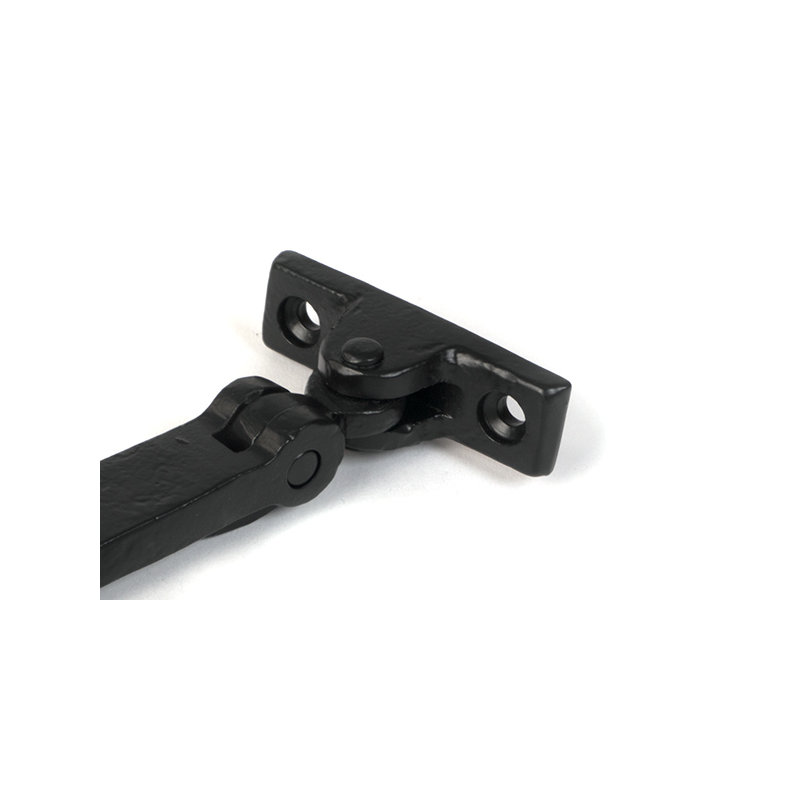 Hammered Newbury Stay, Matt Black, 24.9cm H x 1.6cm W x 0.6cm D