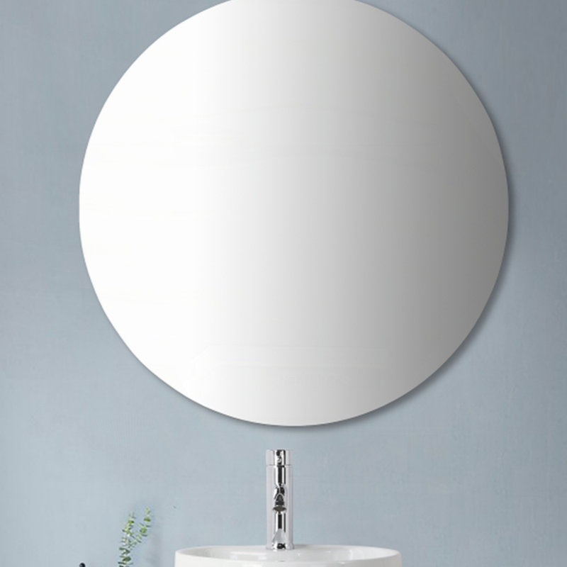 Miroir de salle de bain mural rond, 31,5 po x 31,5 po