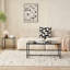 Table basse en verre noir
