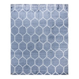 Overdyed One-of-a-Kind Rectangle 8'2" X 10'1" Hand Knotted Area Rug