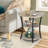 Jalane Tall End Table with 2 USB Ports, 2 Power Outlets, and 3-Tier Storage Shelves-1007466