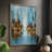 City Lights Framed Print - Solid Wood-354733713