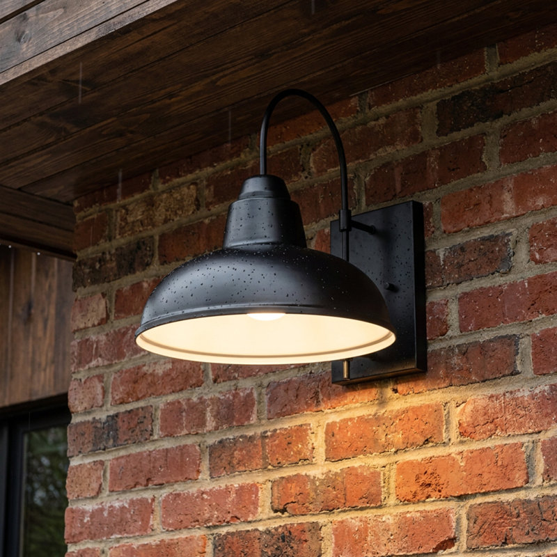 Santuci Iron Wall Light, Black, 15.75" H x 13.75" W x 18.75" D