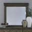 Ensemble de chambre à coucher commode et miroir Gertraute