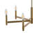 Mid-Century Modern 6-Light Sputnik Chandelier